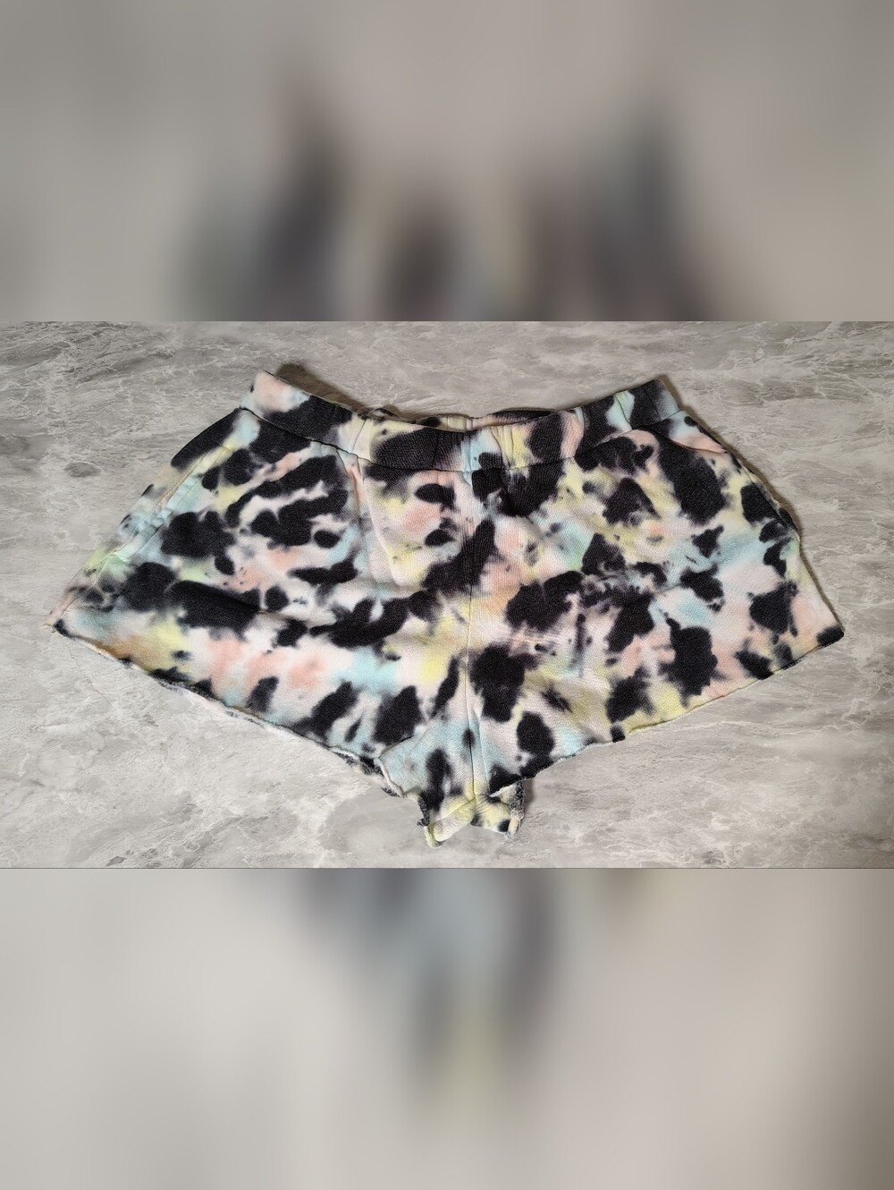 Women's Medium Tie Dye Sweat Lounge Shorts